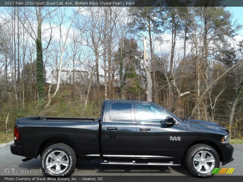  2017 1500 Sport Quad Cab 4x4 Brilliant Black Crystal Pearl