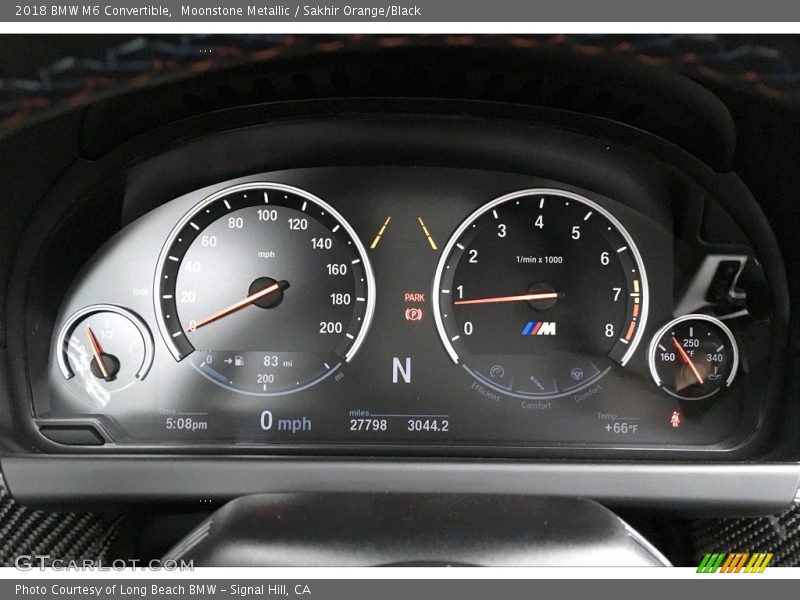  2018 M6 Convertible Convertible Gauges