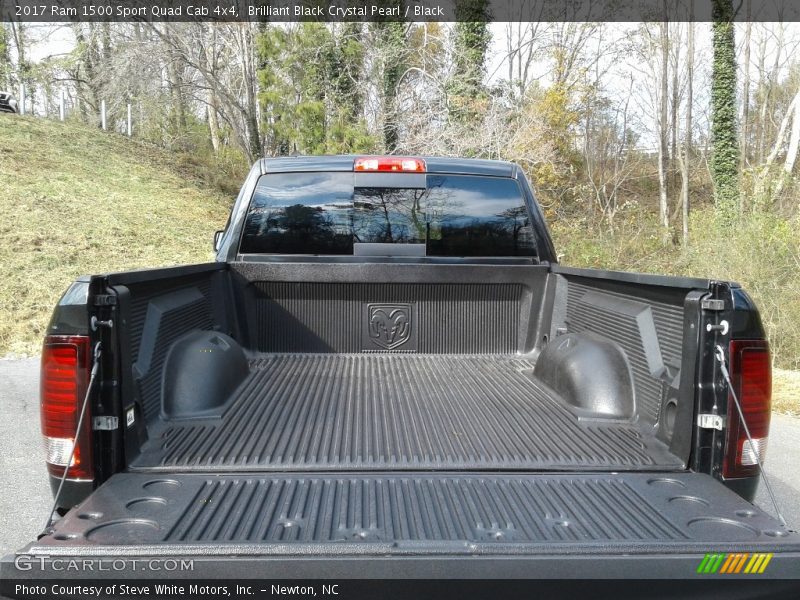 Brilliant Black Crystal Pearl / Black 2017 Ram 1500 Sport Quad Cab 4x4