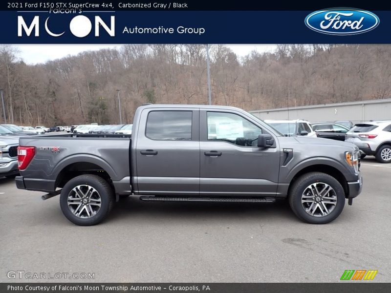 Carbonized Gray / Black 2021 Ford F150 STX SuperCrew 4x4