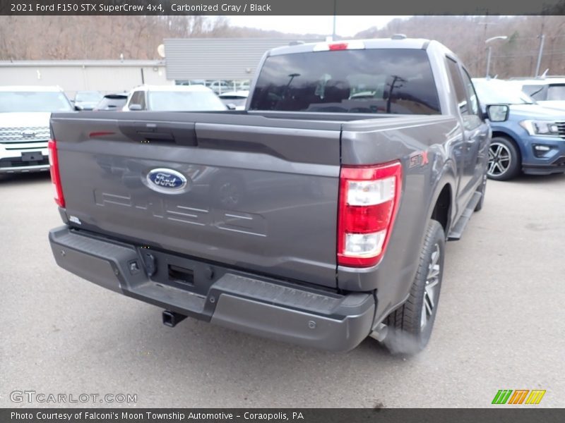 Carbonized Gray / Black 2021 Ford F150 STX SuperCrew 4x4