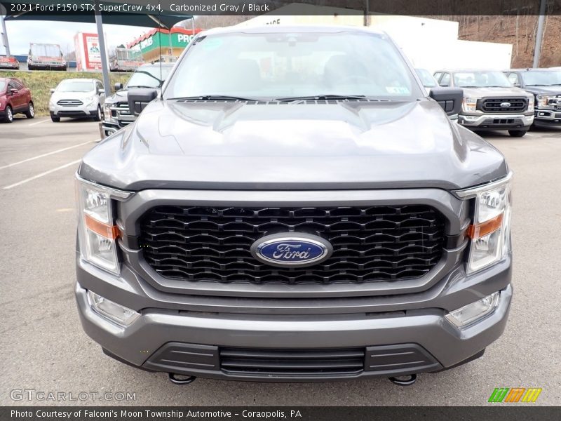 Carbonized Gray / Black 2021 Ford F150 STX SuperCrew 4x4