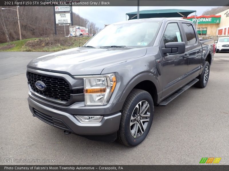 Carbonized Gray / Black 2021 Ford F150 STX SuperCrew 4x4