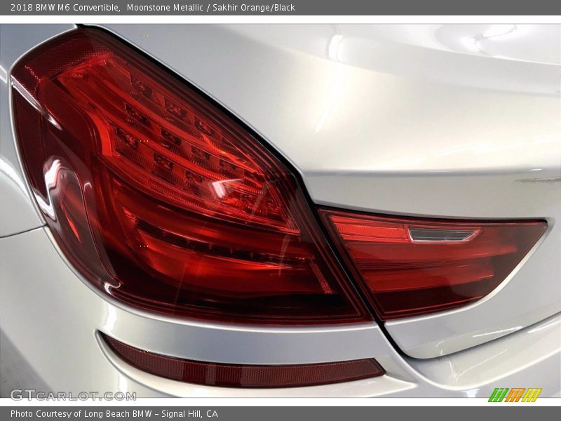 Moonstone Metallic / Sakhir Orange/Black 2018 BMW M6 Convertible