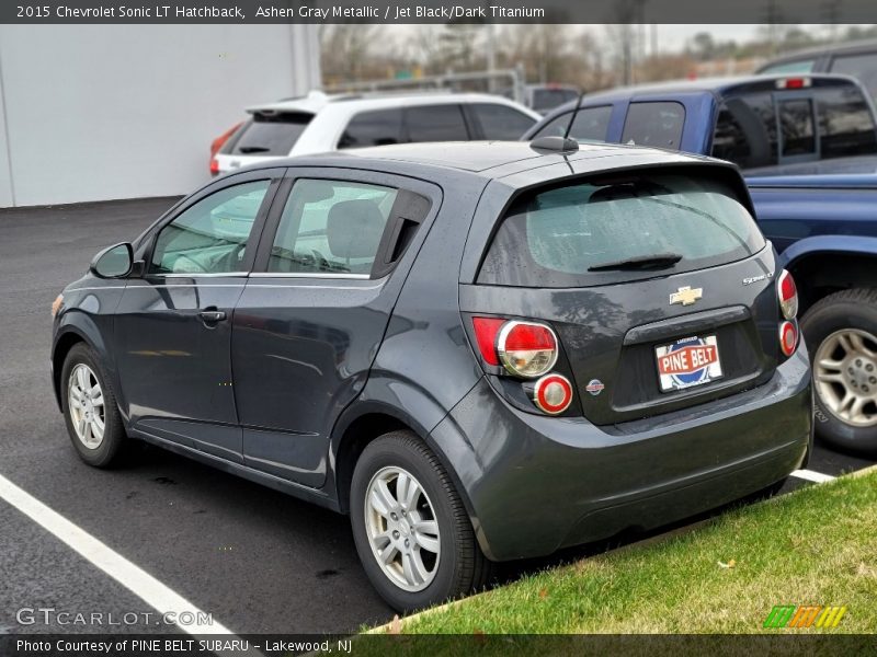 Ashen Gray Metallic / Jet Black/Dark Titanium 2015 Chevrolet Sonic LT Hatchback