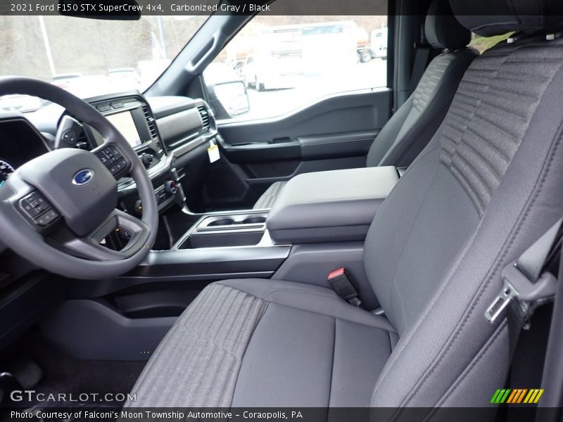 Front Seat of 2021 F150 STX SuperCrew 4x4