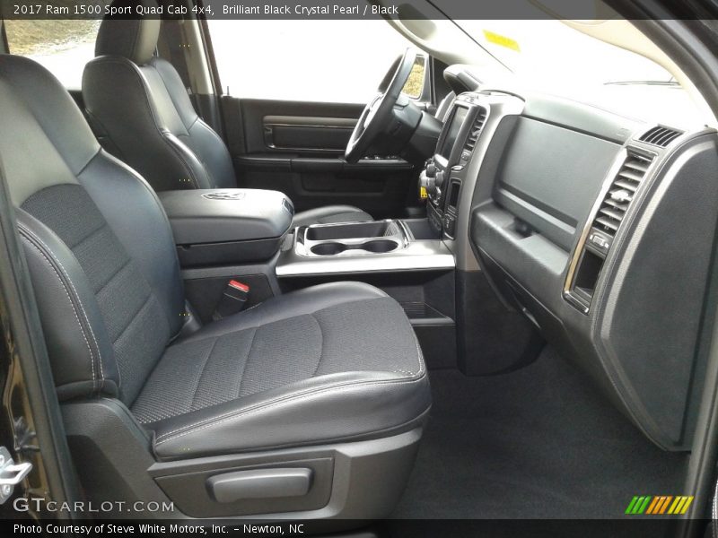 Front Seat of 2017 1500 Sport Quad Cab 4x4