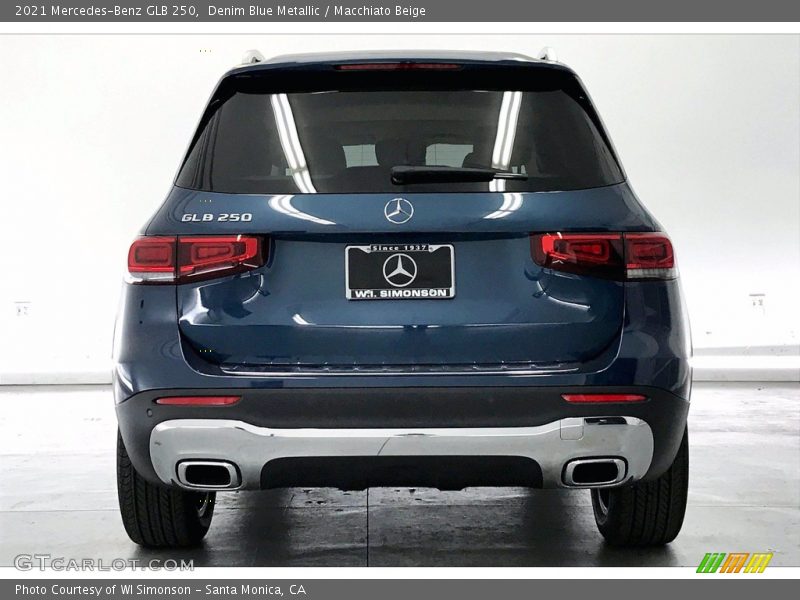 Denim Blue Metallic / Macchiato Beige 2021 Mercedes-Benz GLB 250