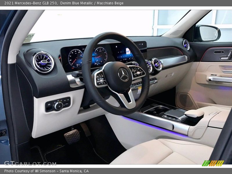Denim Blue Metallic / Macchiato Beige 2021 Mercedes-Benz GLB 250