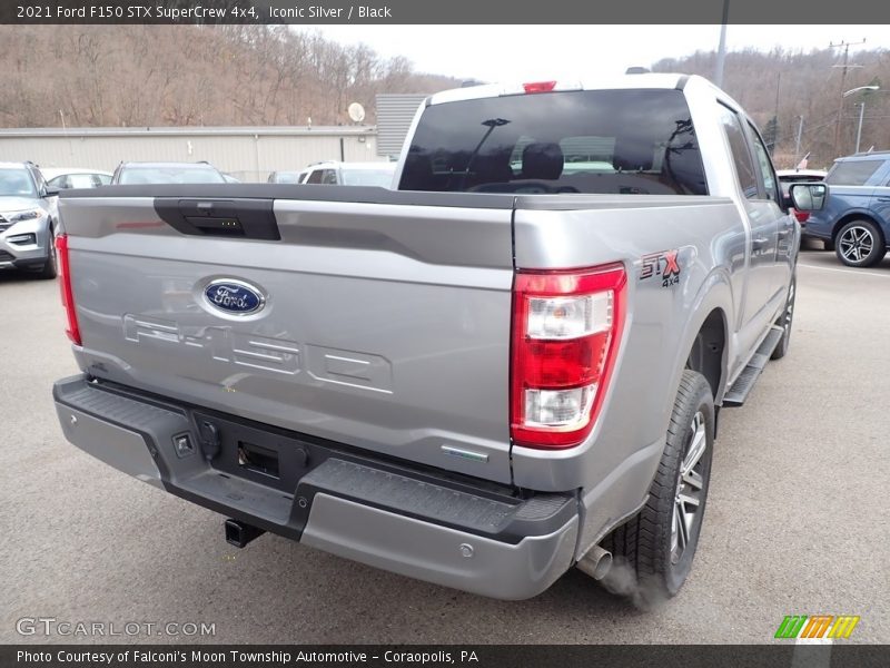 Iconic Silver / Black 2021 Ford F150 STX SuperCrew 4x4