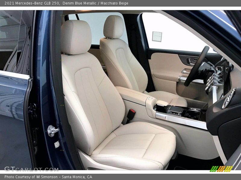 Denim Blue Metallic / Macchiato Beige 2021 Mercedes-Benz GLB 250