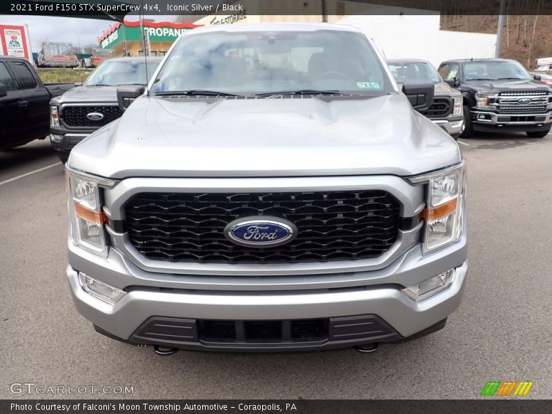 Iconic Silver / Black 2021 Ford F150 STX SuperCrew 4x4