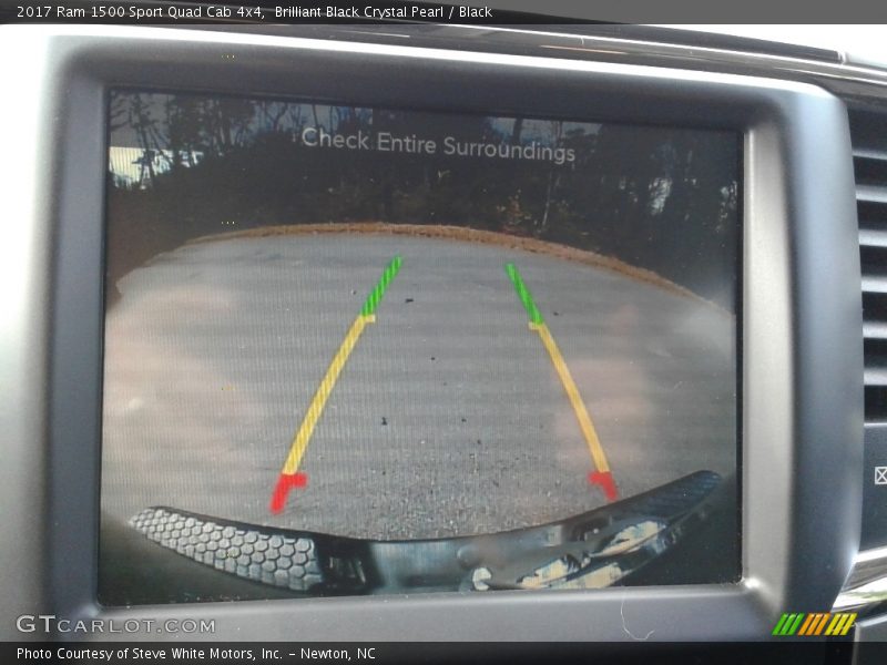Brilliant Black Crystal Pearl / Black 2017 Ram 1500 Sport Quad Cab 4x4
