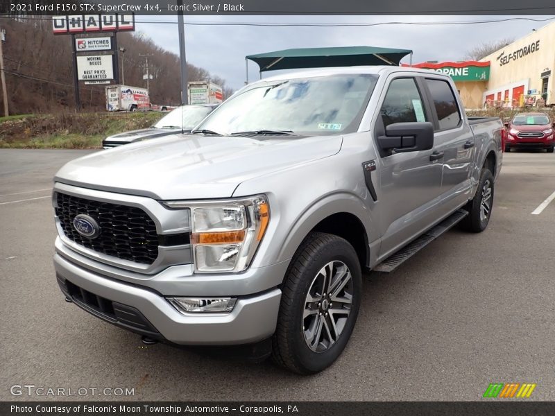 Iconic Silver / Black 2021 Ford F150 STX SuperCrew 4x4