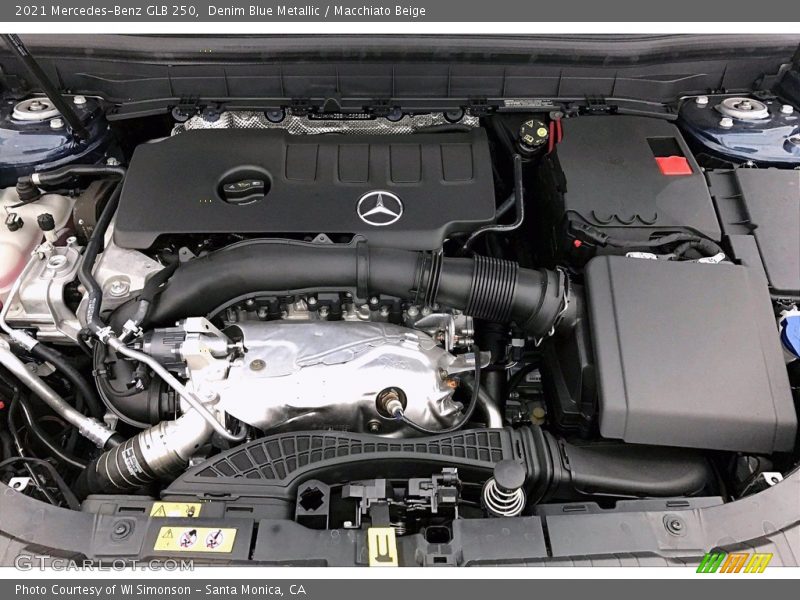 Denim Blue Metallic / Macchiato Beige 2021 Mercedes-Benz GLB 250