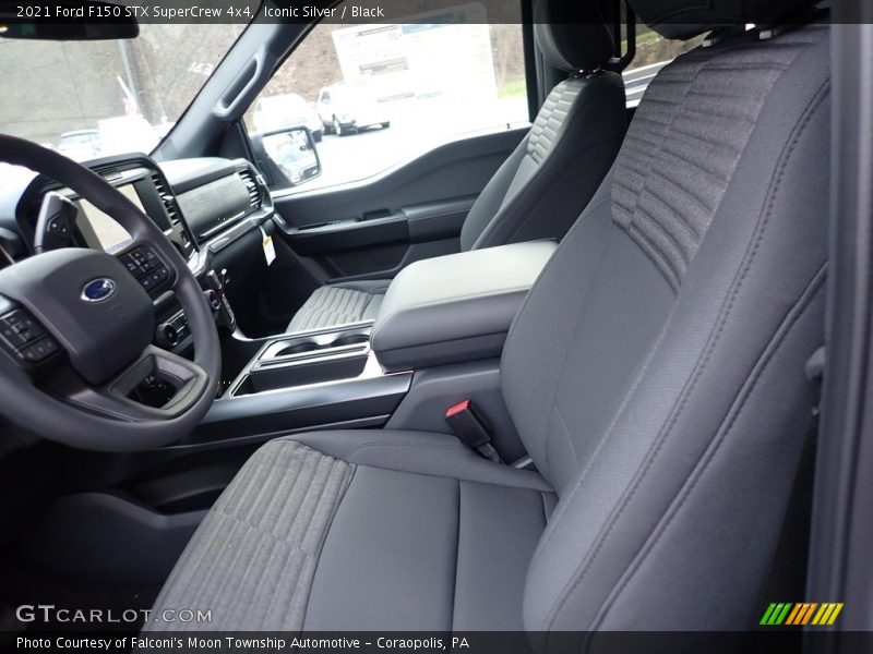 Front Seat of 2021 F150 STX SuperCrew 4x4