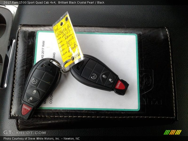 Keys of 2017 1500 Sport Quad Cab 4x4