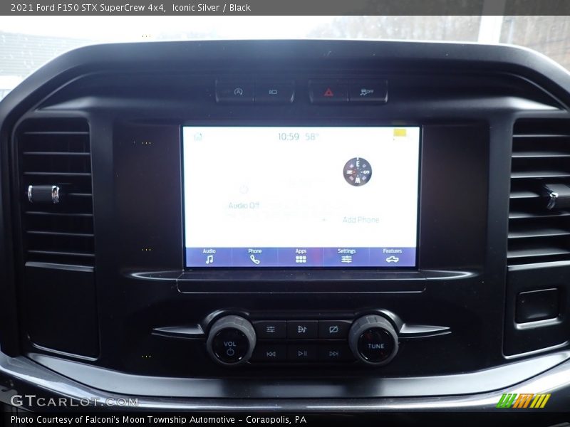 Iconic Silver / Black 2021 Ford F150 STX SuperCrew 4x4
