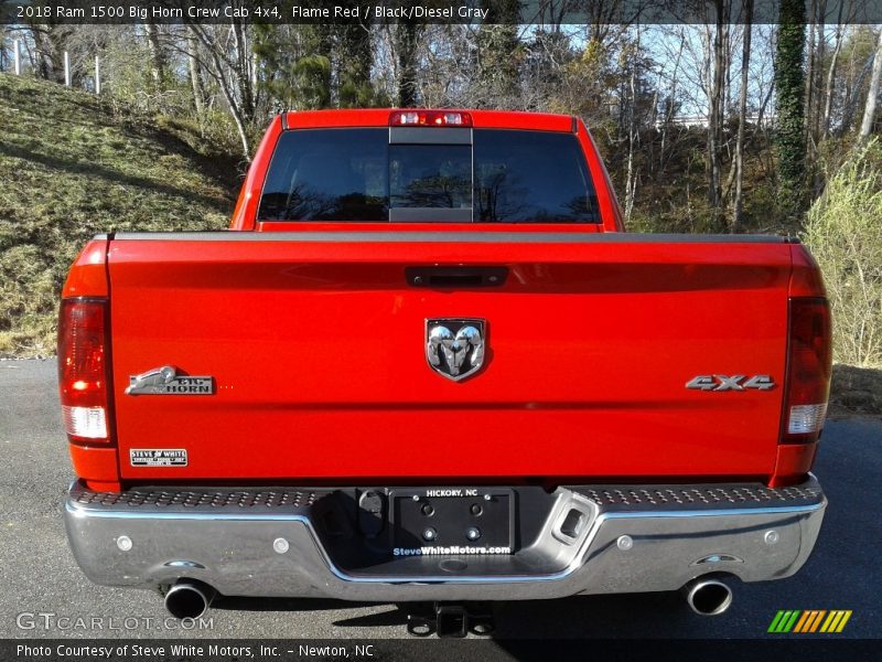 Flame Red / Black/Diesel Gray 2018 Ram 1500 Big Horn Crew Cab 4x4
