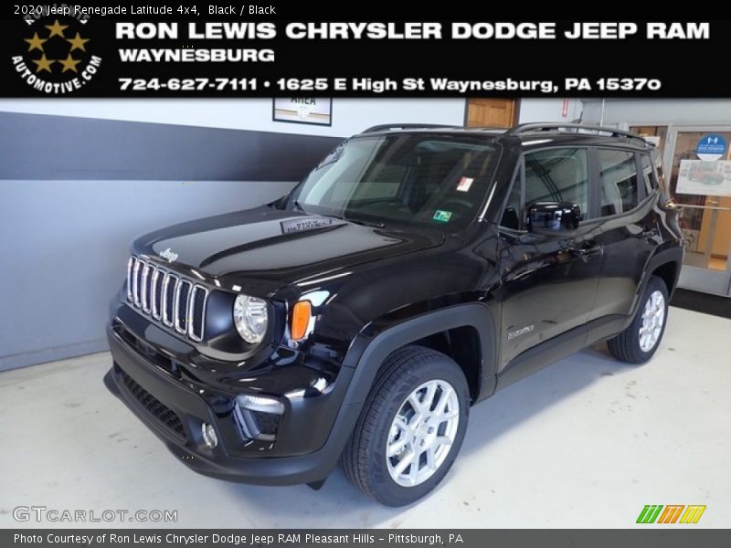 Black / Black 2020 Jeep Renegade Latitude 4x4