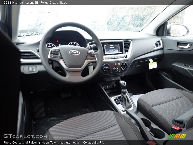 Forge Gray / Black 2021 Hyundai Accent SE