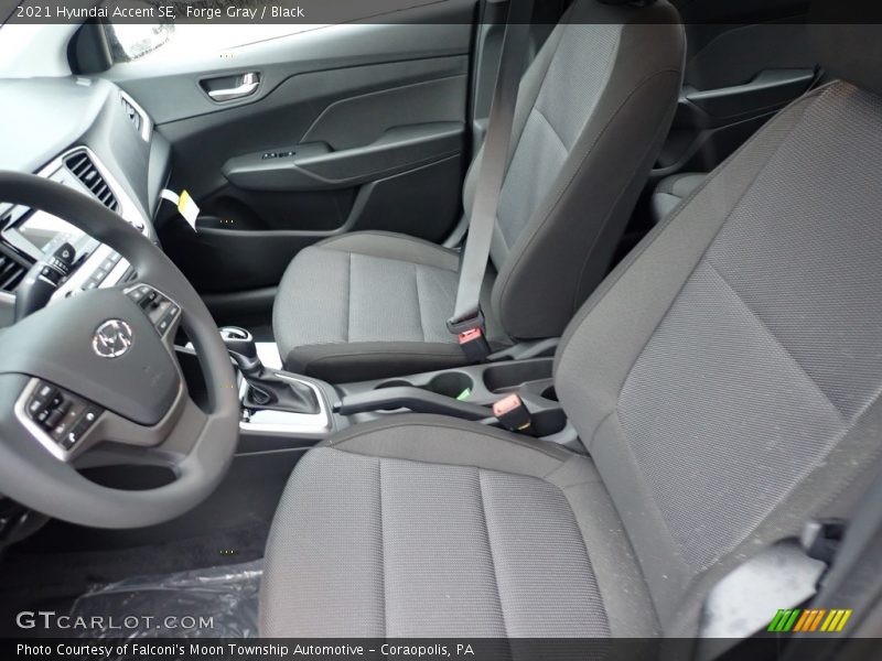 Forge Gray / Black 2021 Hyundai Accent SE