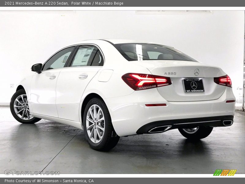 Polar White / Macchiato Beige 2021 Mercedes-Benz A 220 Sedan