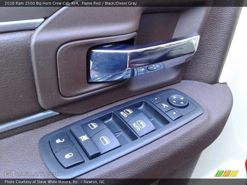 Flame Red / Black/Diesel Gray 2018 Ram 1500 Big Horn Crew Cab 4x4