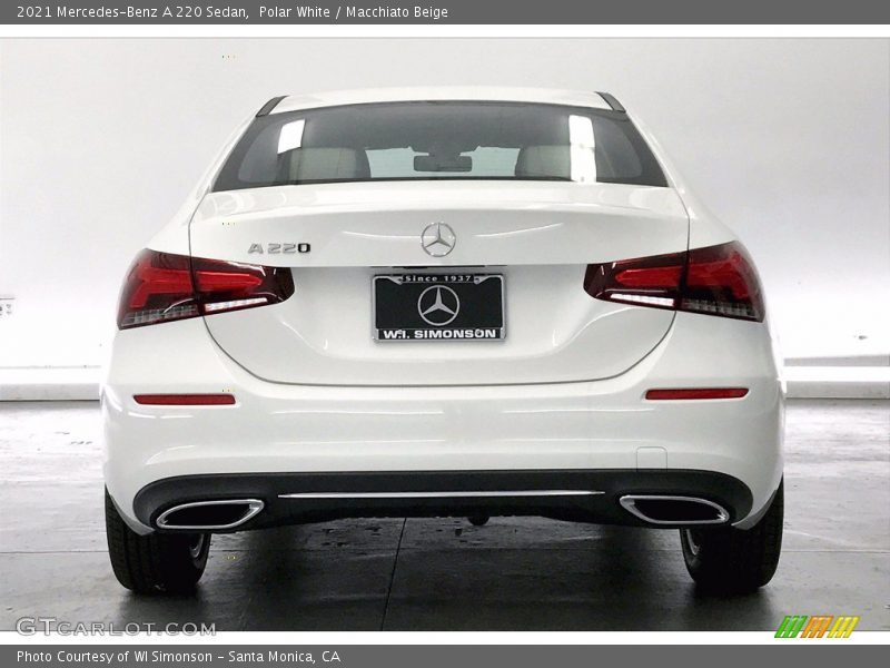 Polar White / Macchiato Beige 2021 Mercedes-Benz A 220 Sedan