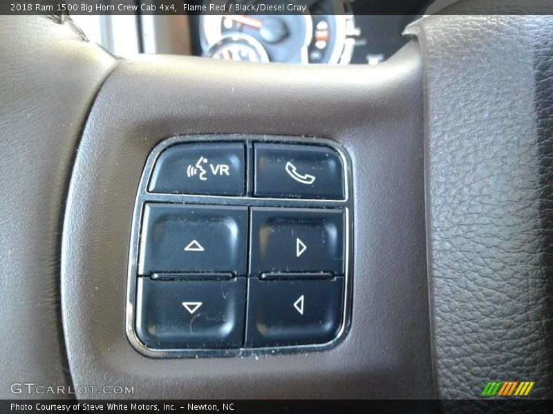Flame Red / Black/Diesel Gray 2018 Ram 1500 Big Horn Crew Cab 4x4