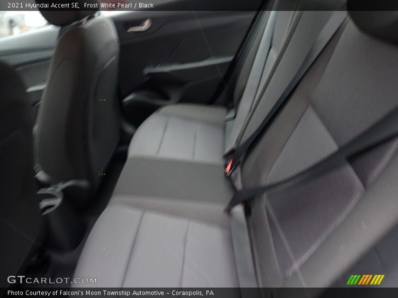 Frost White Pearl / Black 2021 Hyundai Accent SE