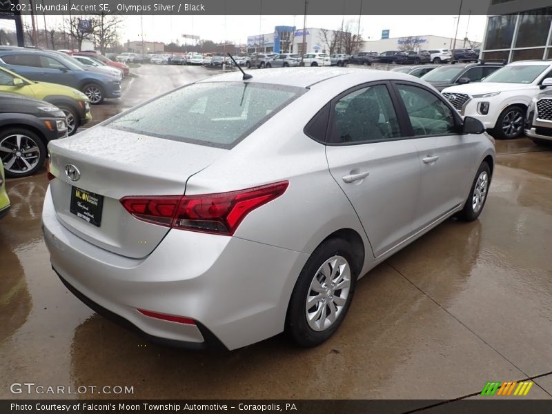 Olympus Silver / Black 2021 Hyundai Accent SE