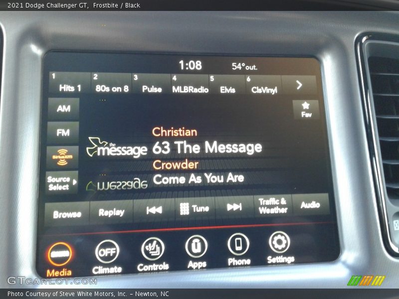 Frostbite / Black 2021 Dodge Challenger GT