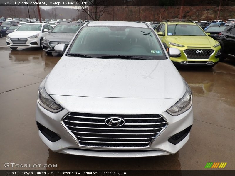 Olympus Silver / Black 2021 Hyundai Accent SE