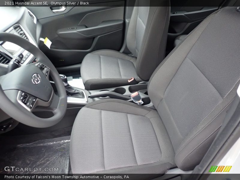 Olympus Silver / Black 2021 Hyundai Accent SE