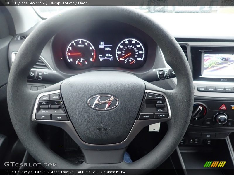 Olympus Silver / Black 2021 Hyundai Accent SE