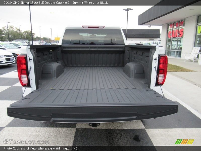 Summit White / Jet Black 2019 GMC Sierra 1500 SLE Double Cab 4WD