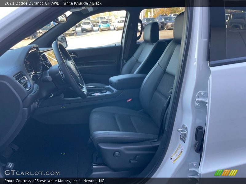 Front Seat of 2021 Durango GT AWD