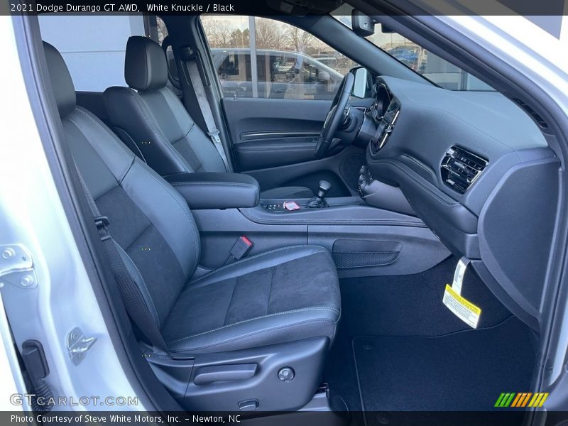 Front Seat of 2021 Durango GT AWD