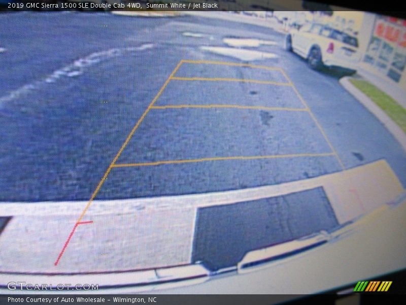 Summit White / Jet Black 2019 GMC Sierra 1500 SLE Double Cab 4WD