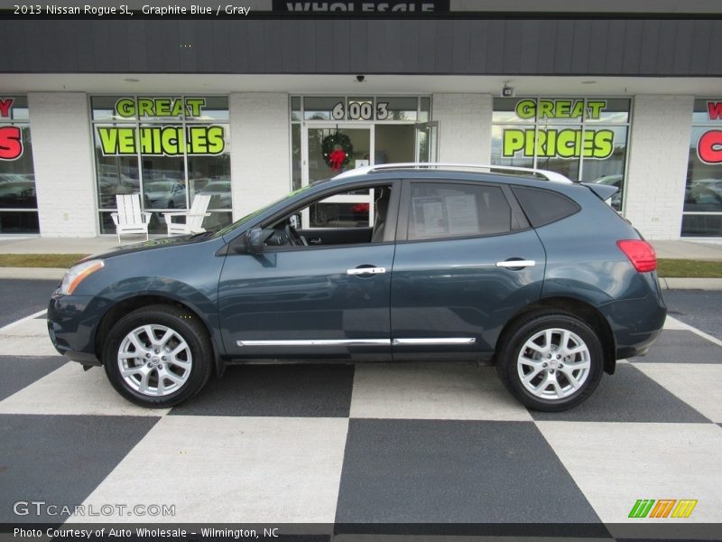 Graphite Blue / Gray 2013 Nissan Rogue SL