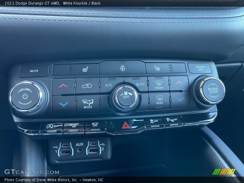 Controls of 2021 Durango GT AWD