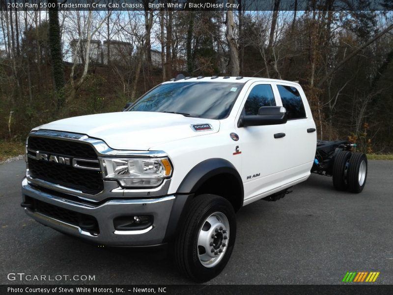 Bright White / Black/Diesel Gray 2020 Ram 5500 Tradesman Crew Cab Chassis