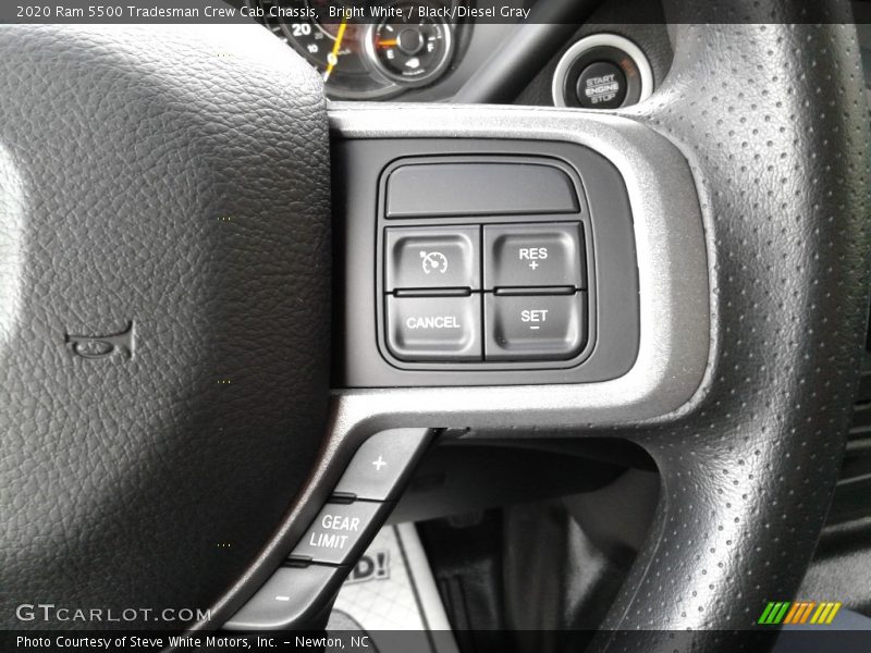  2020 5500 Tradesman Crew Cab Chassis Steering Wheel