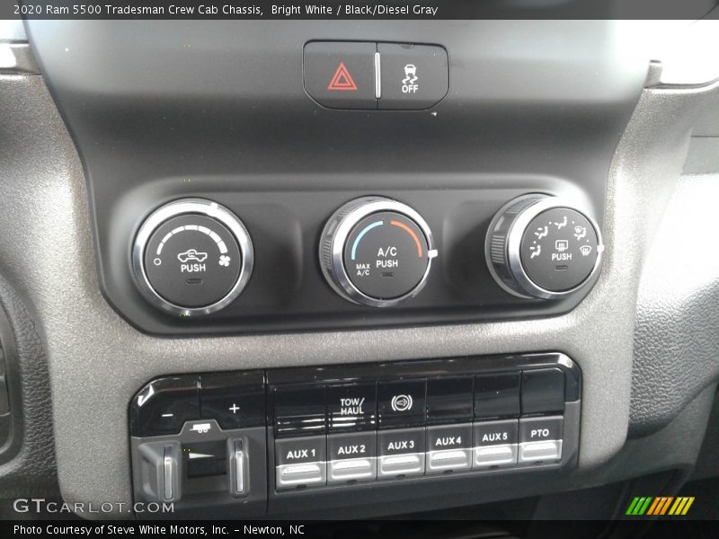 Controls of 2020 5500 Tradesman Crew Cab Chassis