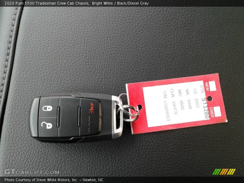 Keys of 2020 5500 Tradesman Crew Cab Chassis