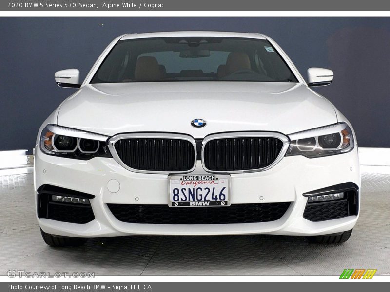 Alpine White / Cognac 2020 BMW 5 Series 530i Sedan
