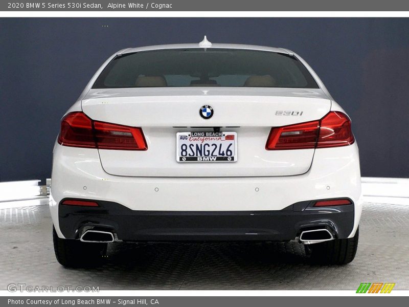Alpine White / Cognac 2020 BMW 5 Series 530i Sedan