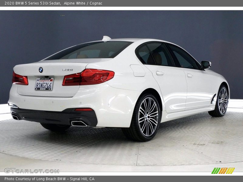 Alpine White / Cognac 2020 BMW 5 Series 530i Sedan
