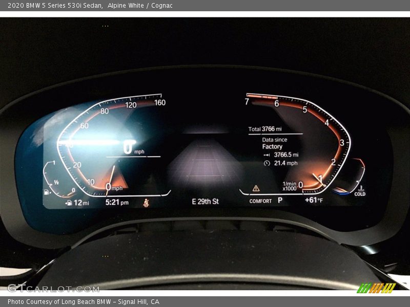  2020 5 Series 530i Sedan 530i Sedan Gauges